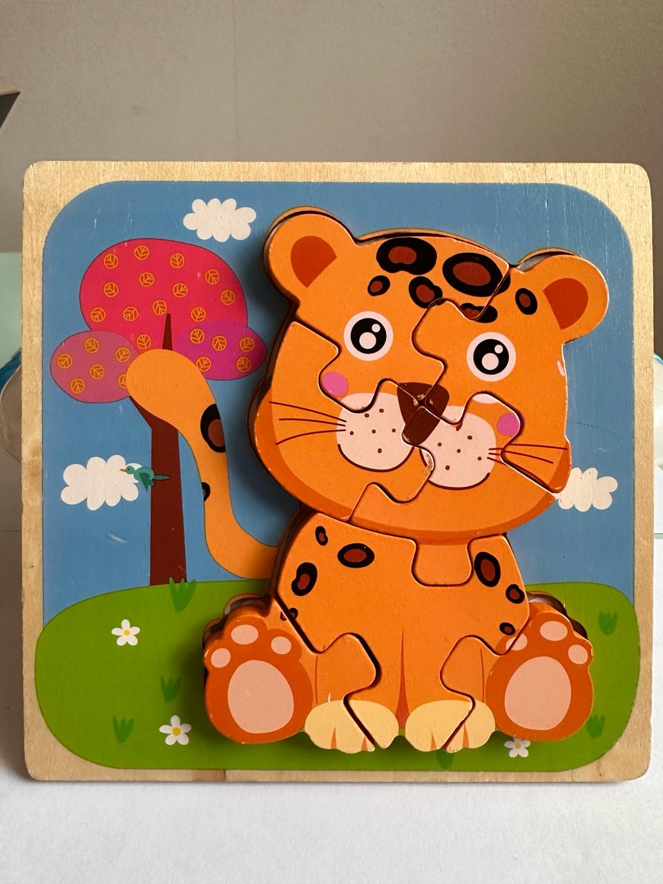 Rompecabezas Tigre madera