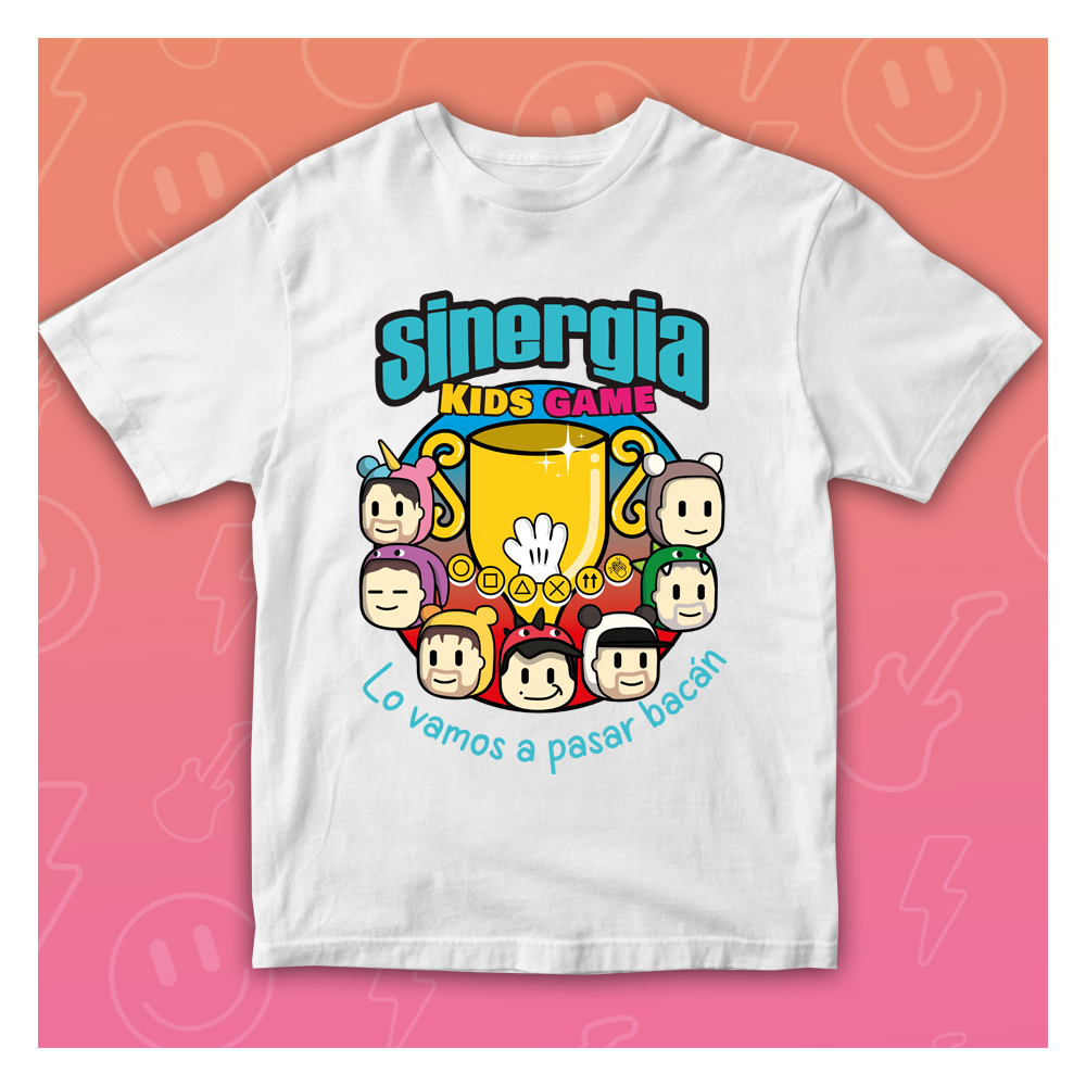 Polera Sinergia Kids Copa Blanca